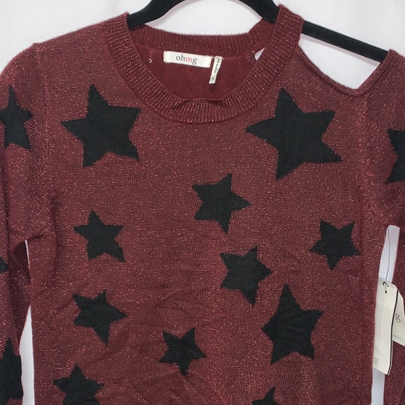 Burgundy Star Sweater - Picture 4 of 11